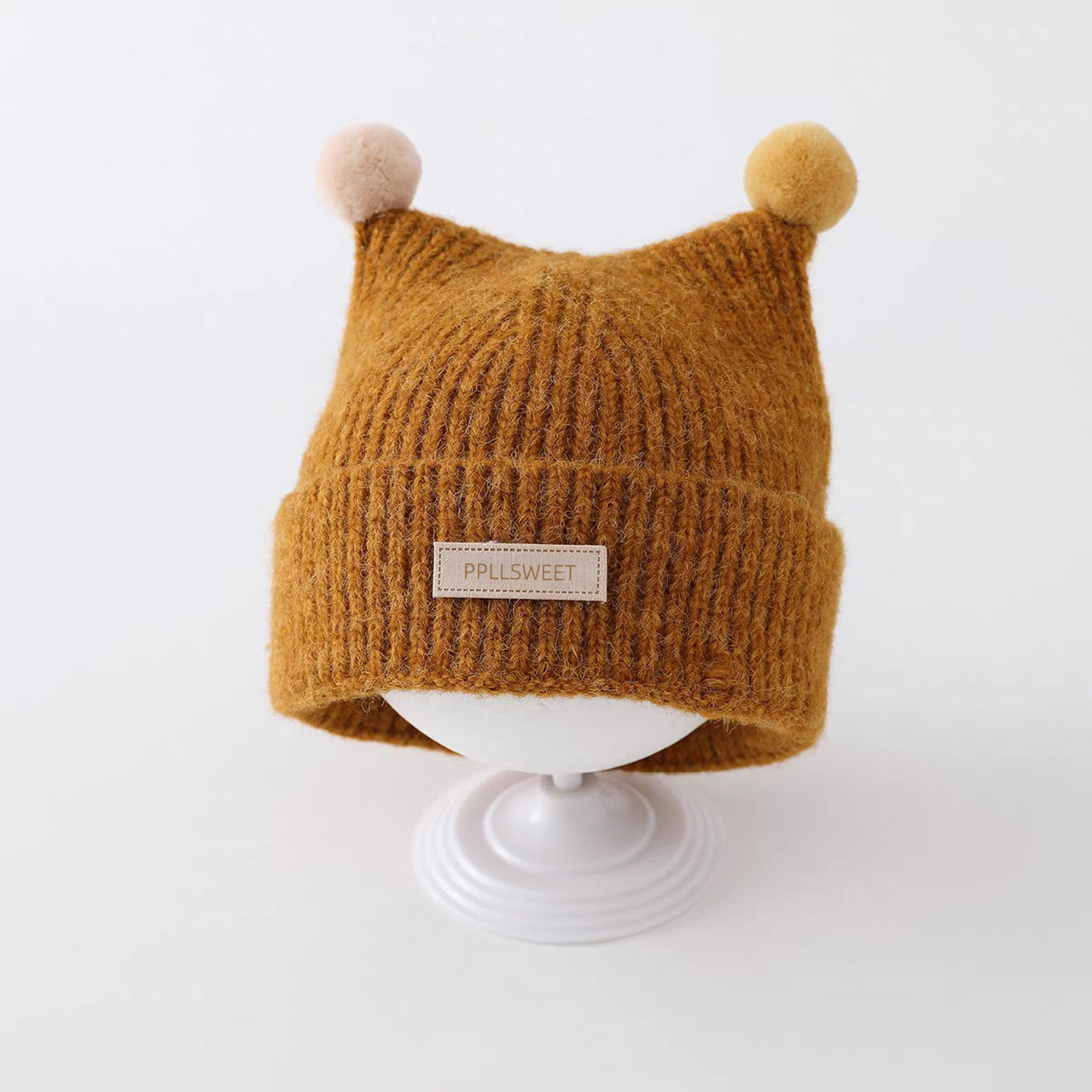 1-4Year Baby Knitted Hat Cute  – Knit Beanie Hat Warm recenzja i cena
