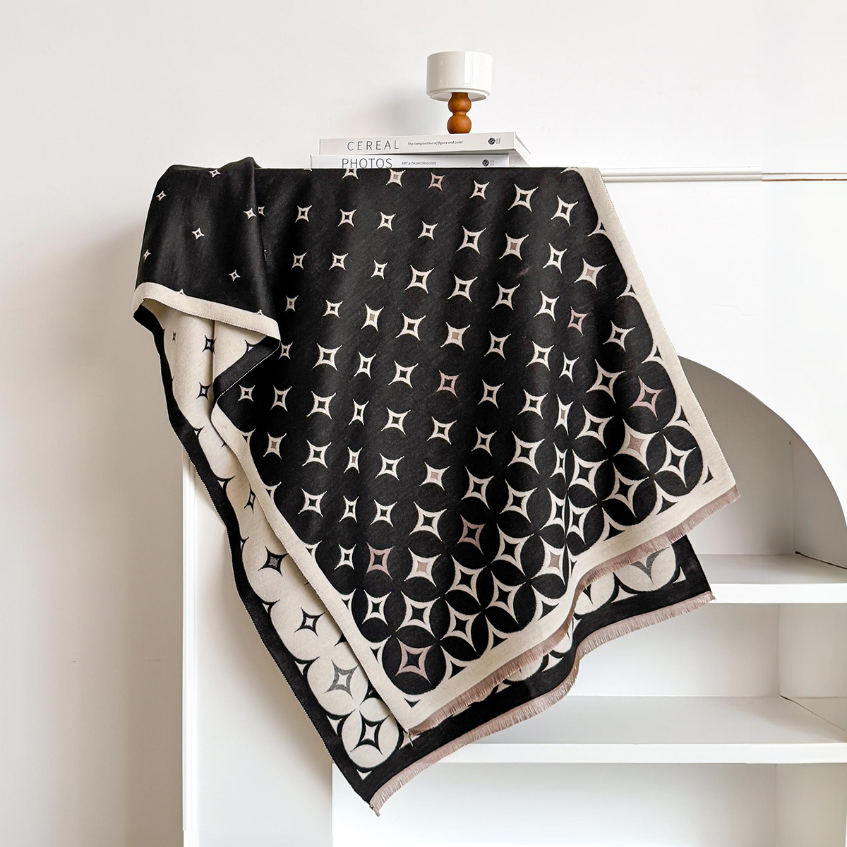 Luxury Winter Scarf Women Cash – Wool Scarf Men recenzja i cena