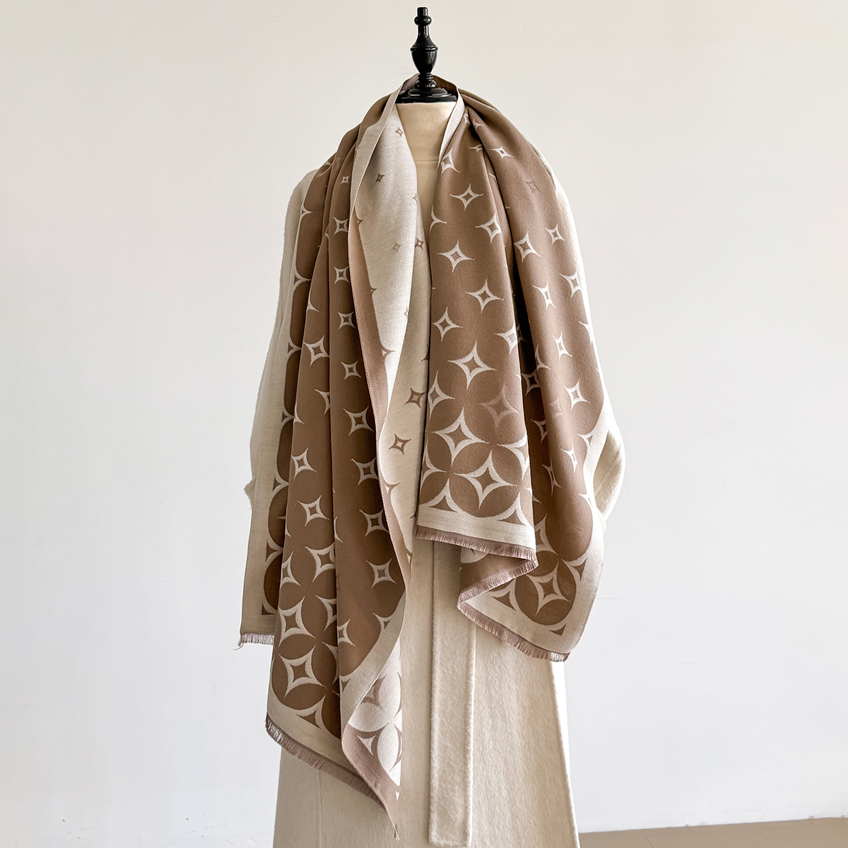 Luxury Winter Scarf Women Cash – Wool Scarf Men recenzja i cena