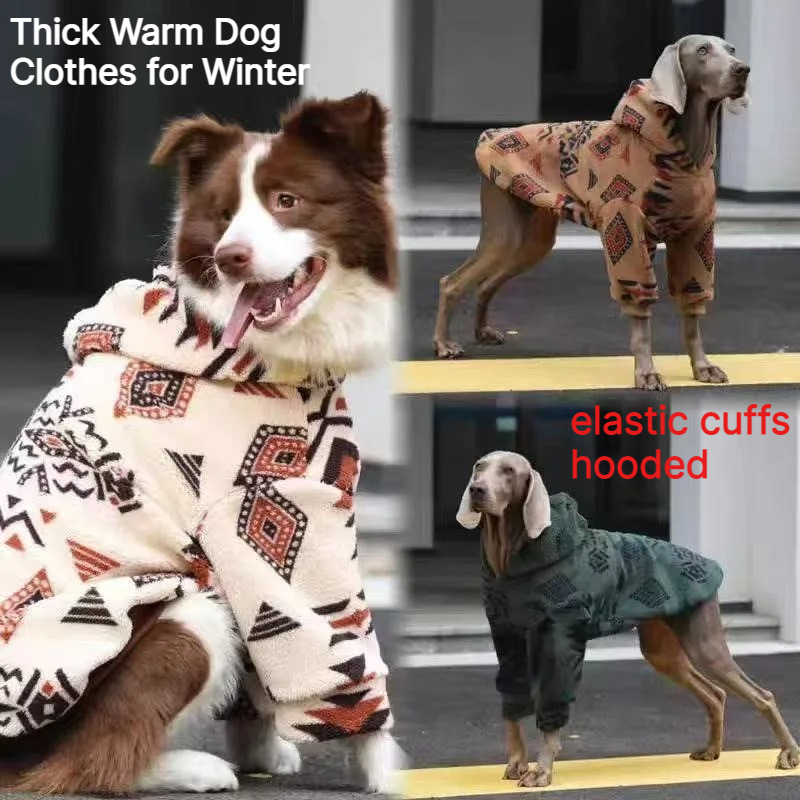 Winter Warm Hooded Dog Coat Sh – Sherpa Hoodie Fleece recenzja i cena