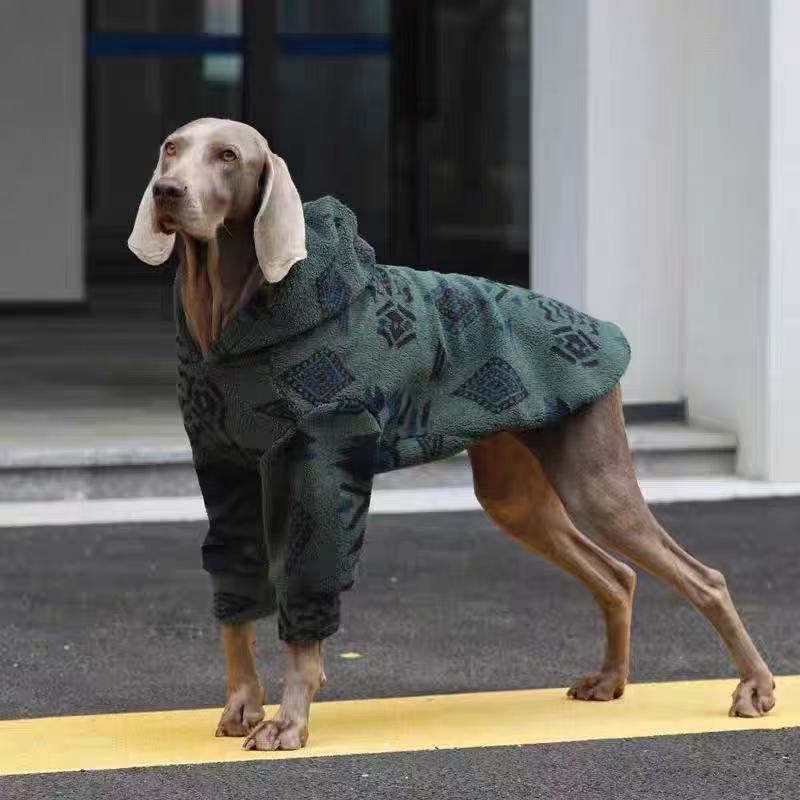 Winter Warm Hooded Dog Coat Sh – Sherpa Hoodie Fleece recenzja i cena