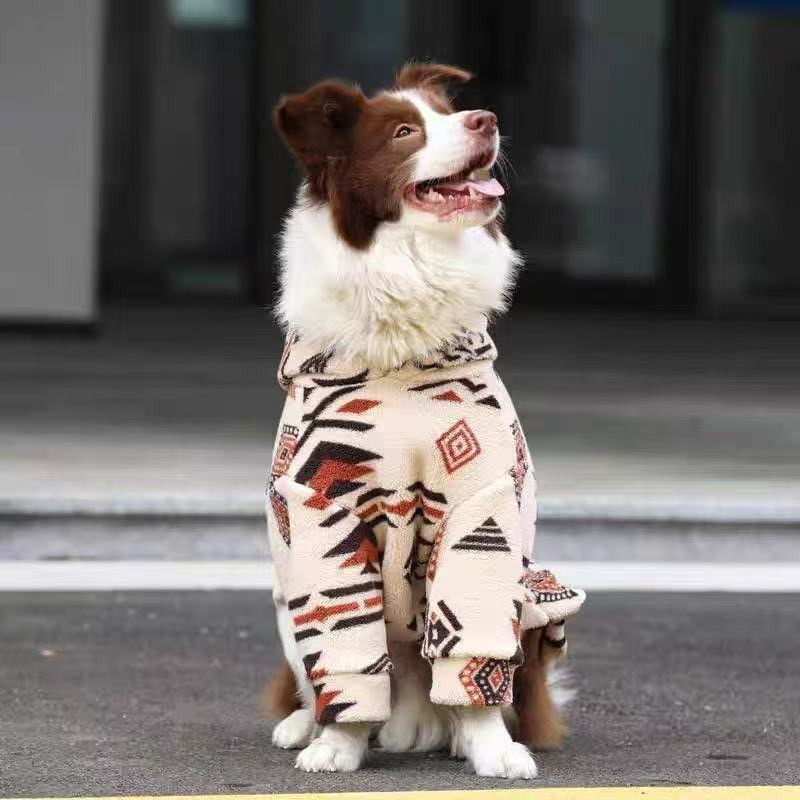Winter Warm Hooded Dog Coat Sh – Sherpa Hoodie Fleece recenzja i cena