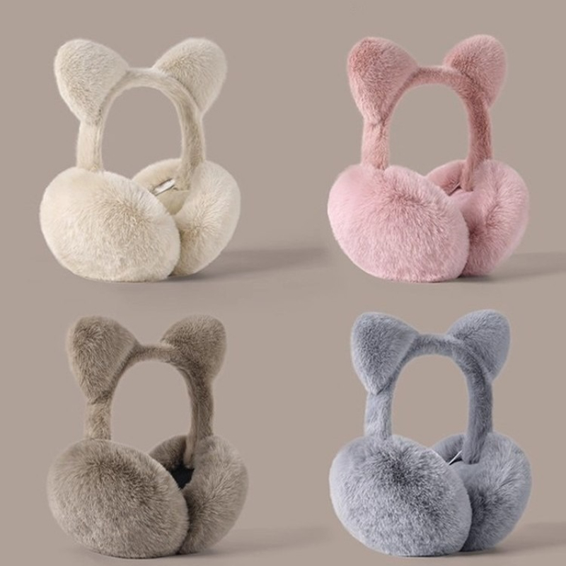 Cat Ears Foldable Earmuffs Plu – Earmuffs Foldable recenzja i cena