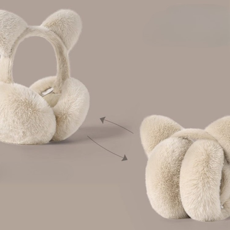 Cat Ears Foldable Earmuffs Plu – Earmuffs Foldable recenzja i cena