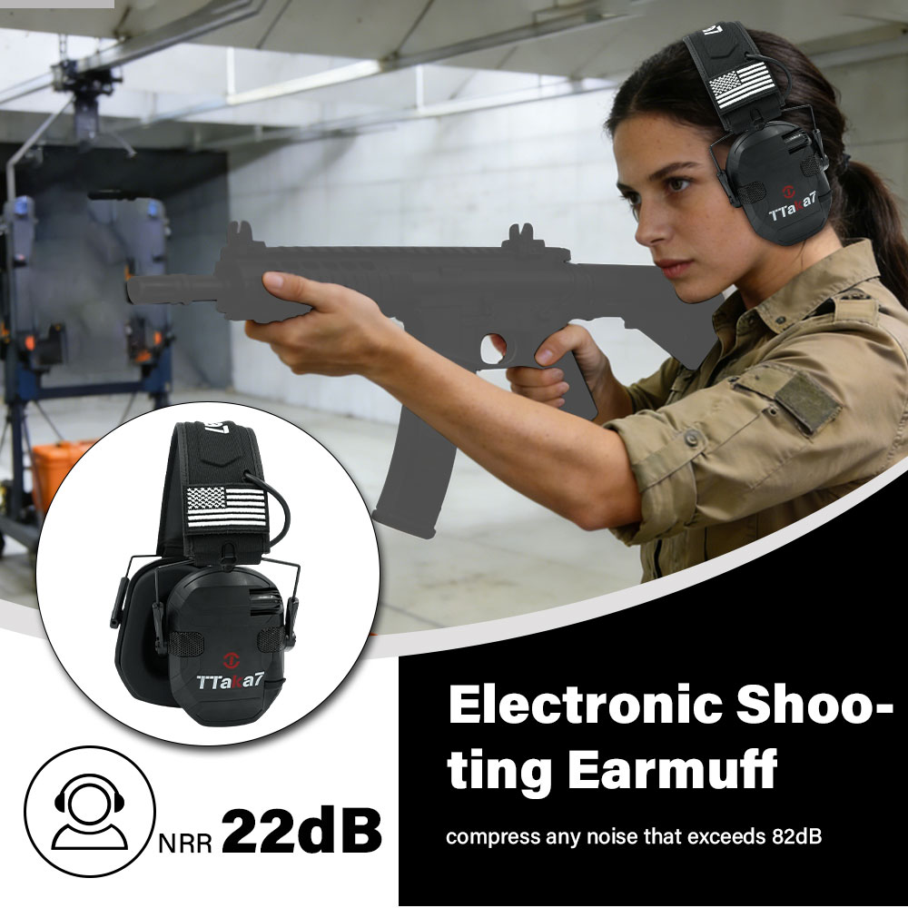 W1/W3 Foldable Electronic Shoo – Earmuffs Foldable recenzja i cena