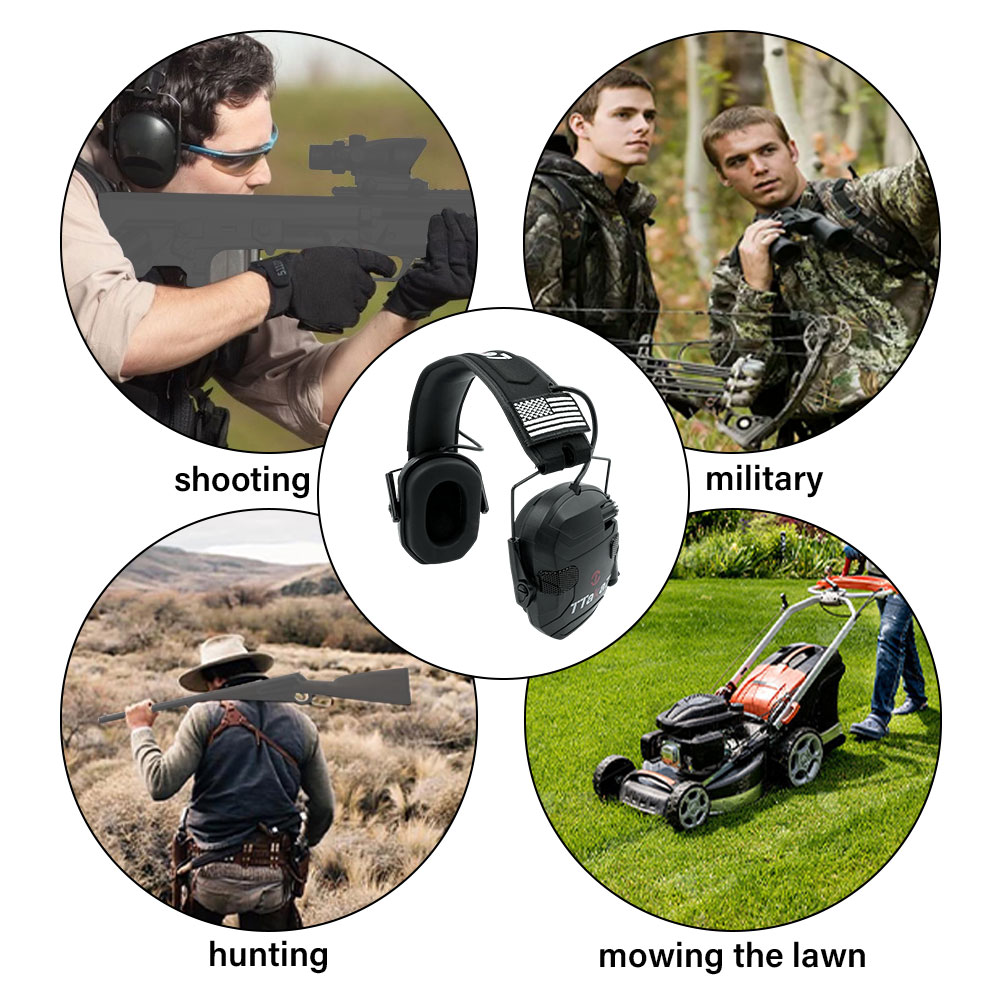 W1/W3 Foldable Electronic Shoo – Earmuffs Foldable recenzja i cena
