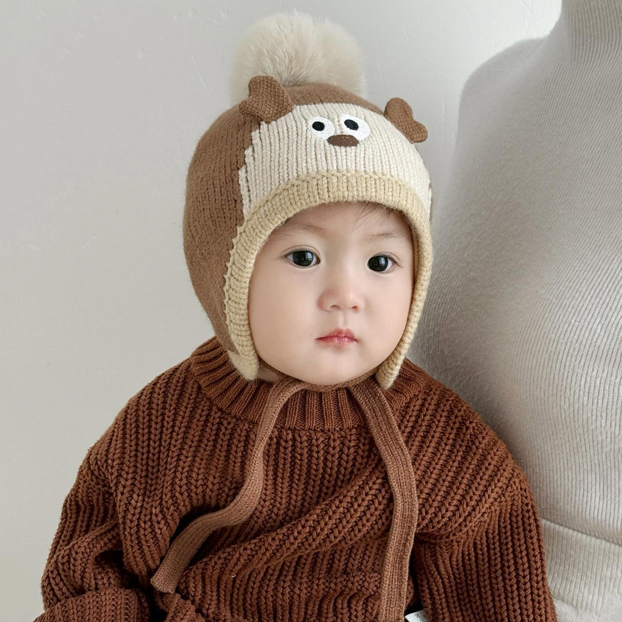 Cute Cartoon Animals Pompom Ha – Knit Beanie Hat Warm recenzja i cena