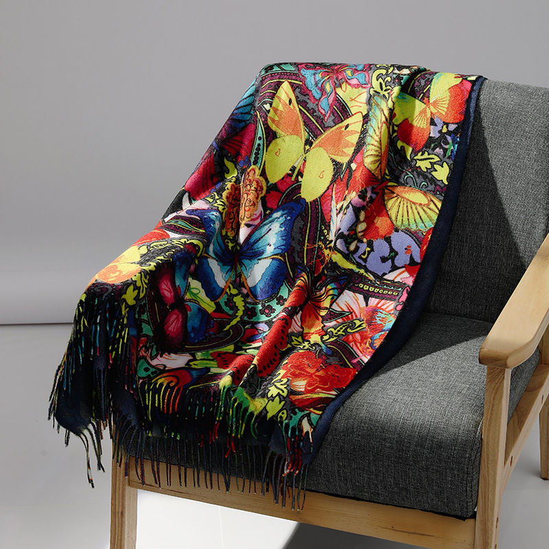 Luxury Brand Oil Painting Cash – Shawl Wrap Winter recenzja i cena