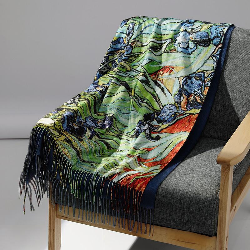 Luxury Brand Oil Painting Cash – Shawl Wrap Winter recenzja i cena