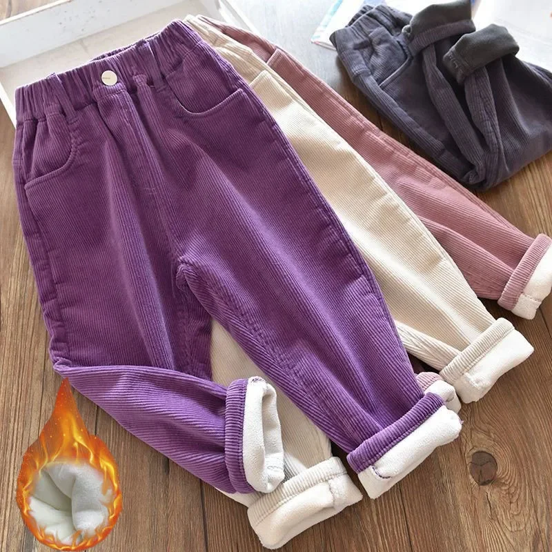 Girls Corduroy Pants Winter Wa – Corduroy Pant Warm recenzja i cena