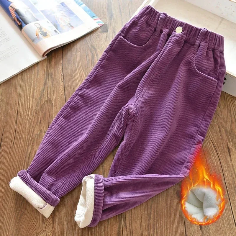 Girls Corduroy Pants Winter Wa – Corduroy Pant Warm recenzja i cena