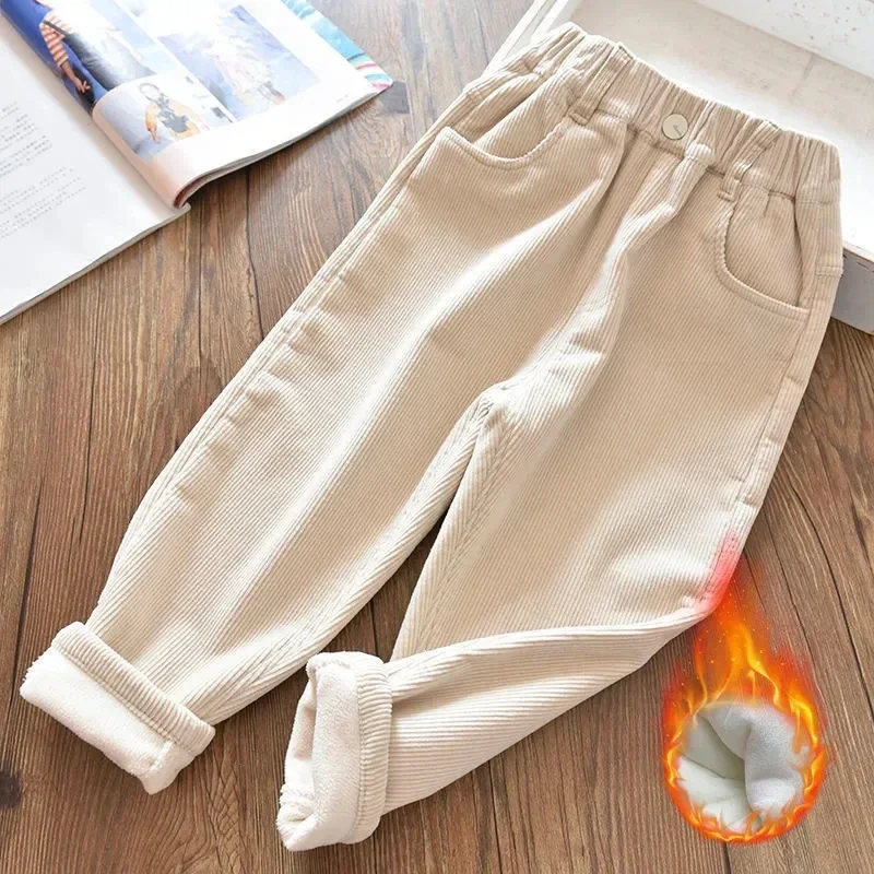Girls Corduroy Pants Winter Wa – Corduroy Pant Warm recenzja i cena