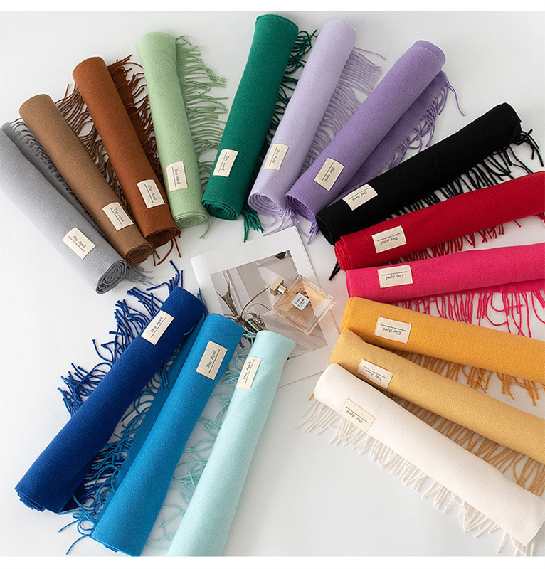 2024 Autumn Scarf For Women Lo – Cashmere Pashmina Wrap recenzja i cena