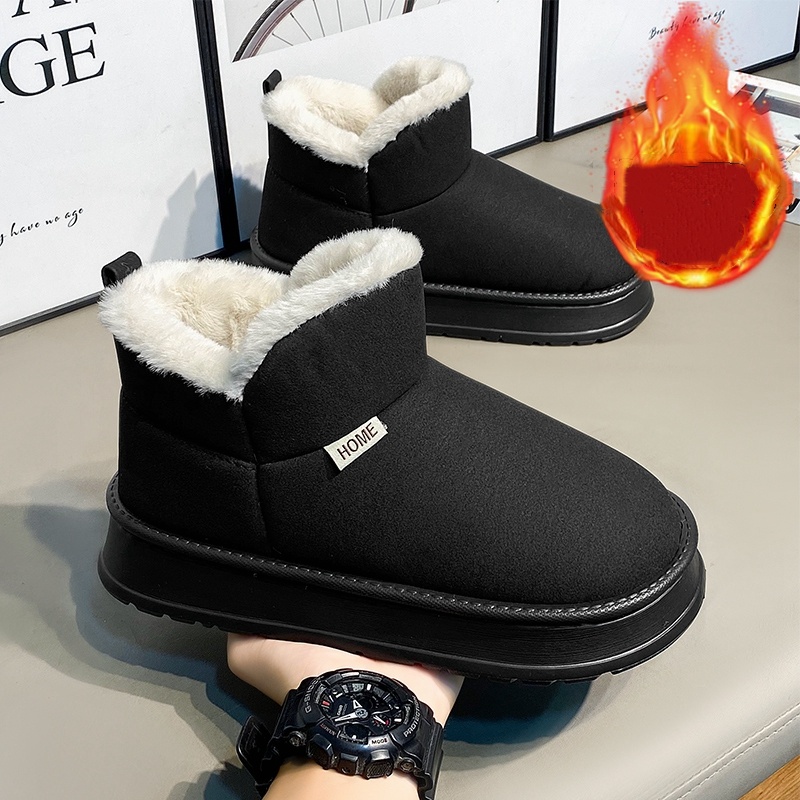 Popular Autumn and Winter Flee – Waterproof Winter Boot recenzja i cena