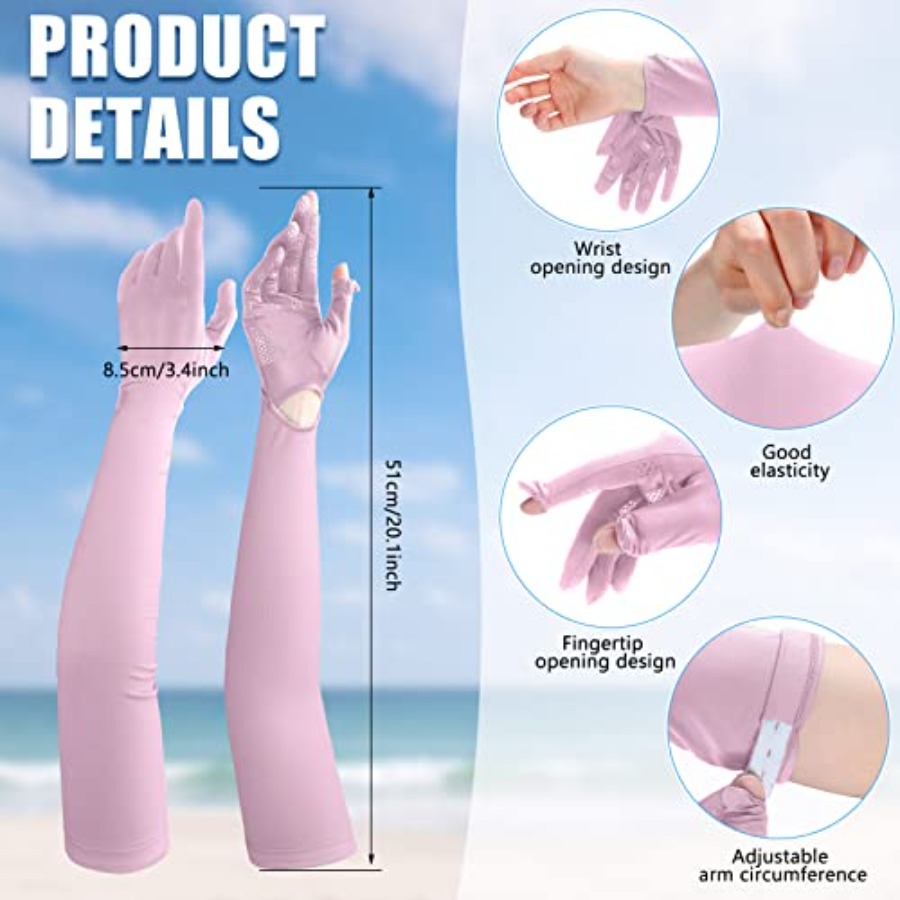 2 Pairs Women UV Long Sun Prot – Touch Screen Gloves recenzja i cena