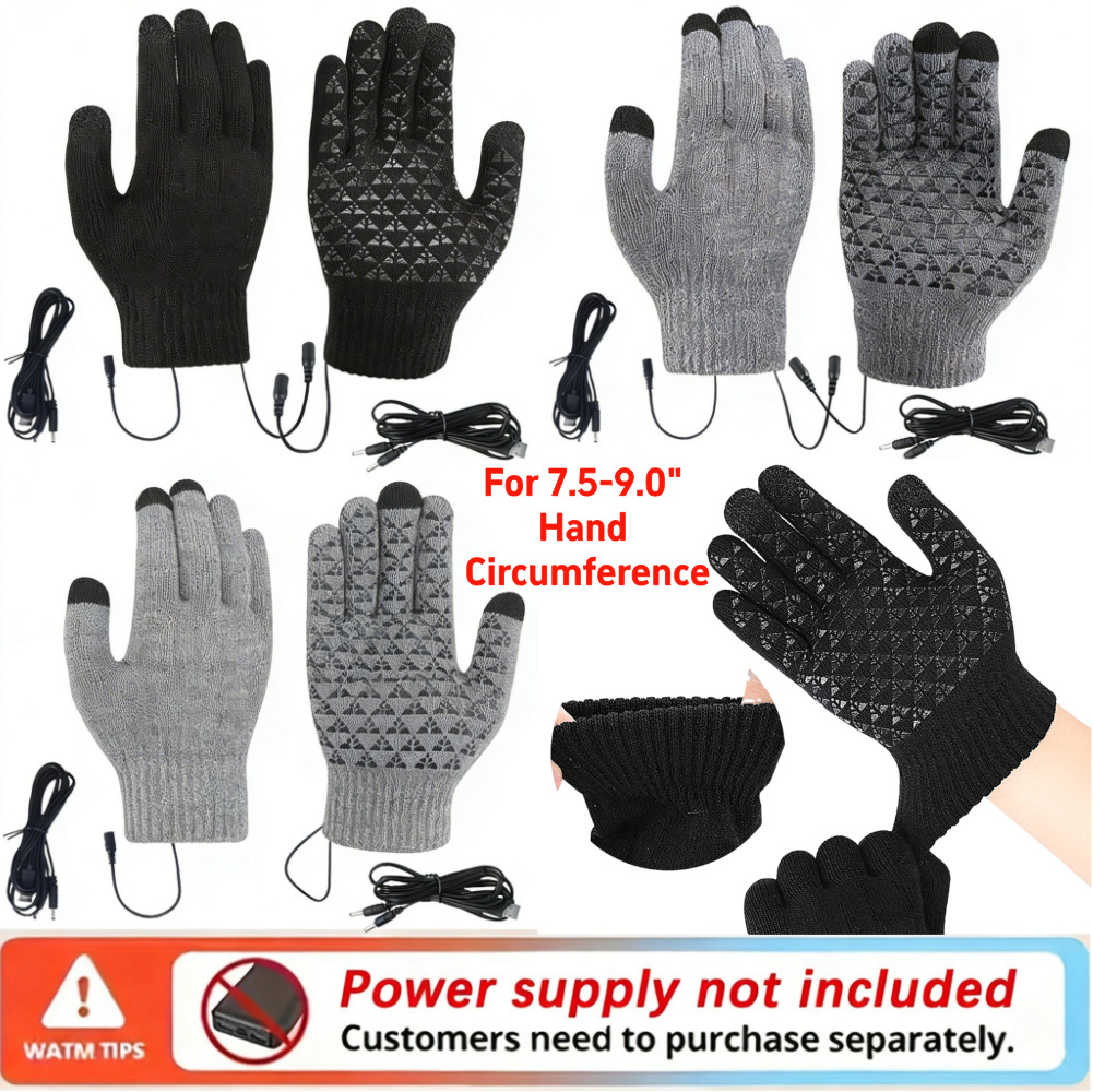 5-1Pairs USB Heated Knitted Gl – Touch Screen Gloves recenzja i cena
