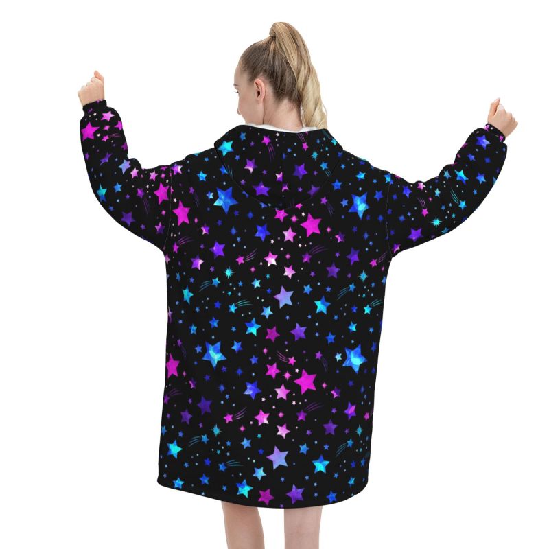 Space Galaxy Constellation Zod – Sherpa Hoodie Fleece recenzja i cena