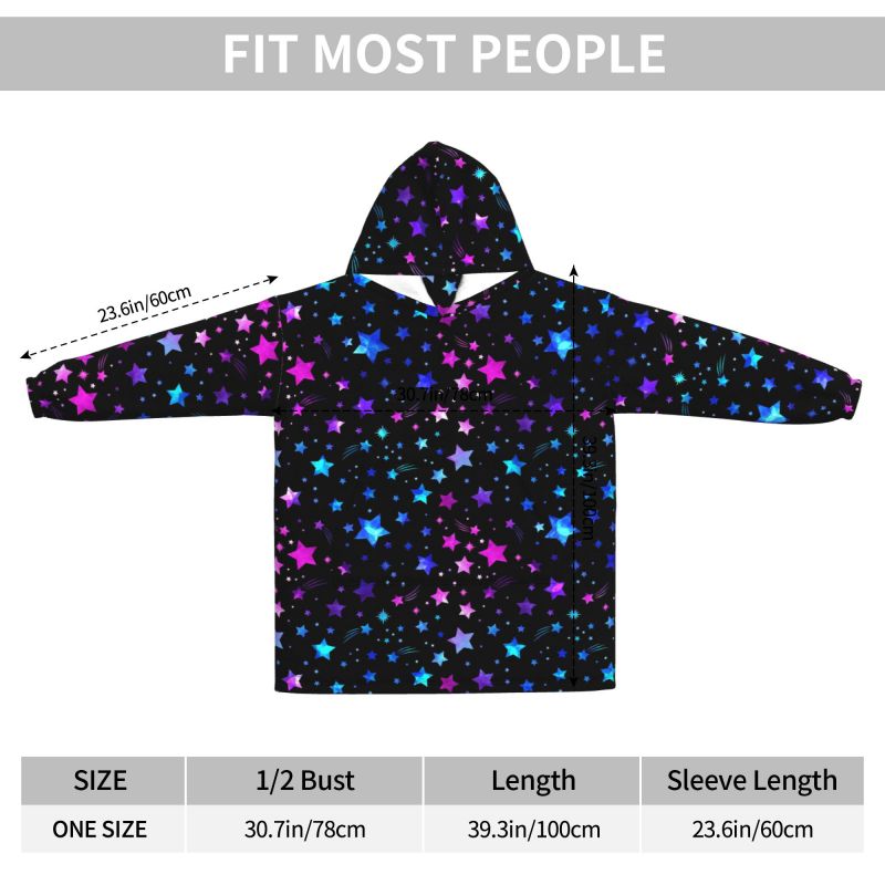 Space Galaxy Constellation Zod – Sherpa Hoodie Fleece recenzja i cena