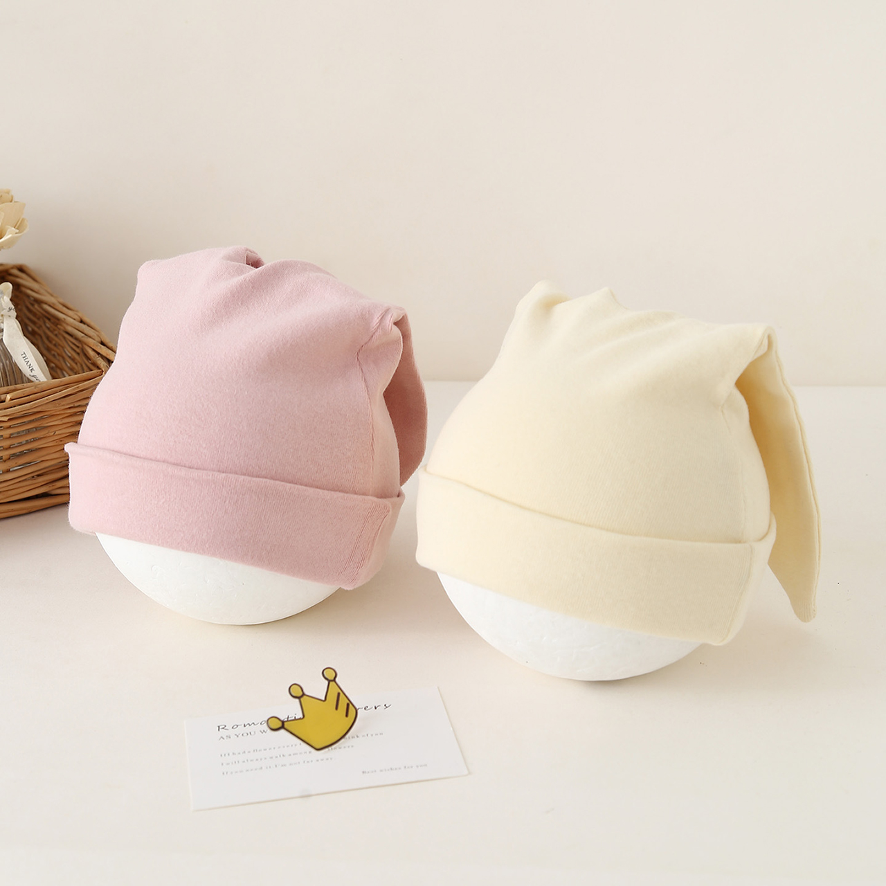 Cute Lop-eared Newborn Fetal H – Knit Beanie Hat Warm recenzja i cena
