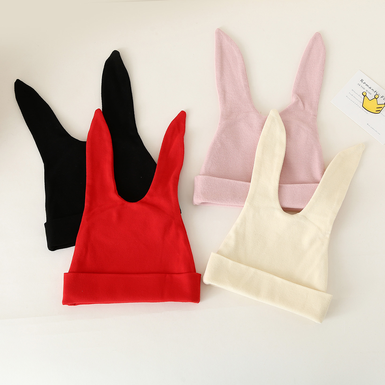 Cute Lop-eared Newborn Fetal H – Knit Beanie Hat Warm recenzja i cena