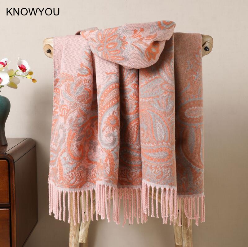 Reversible Jacquard Warm Cashm – Cashmere Pashmina Wrap recenzja i cena
