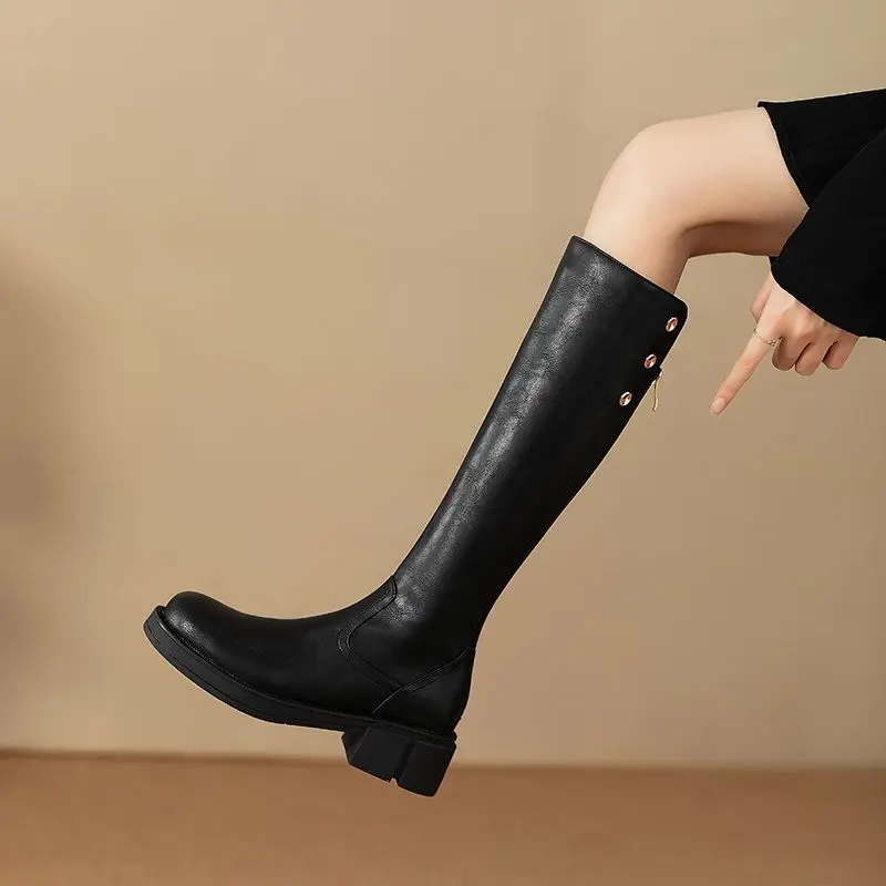 Autumn Winter Middle Heel Ladi – Waterproof Winter Boot recenzja i cena