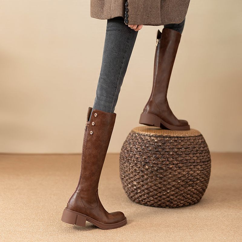 Autumn Winter Middle Heel Ladi – Waterproof Winter Boot recenzja i cena